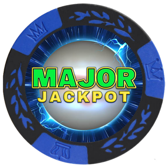 Jackpotsonline Luck Major Chip - Pearl Clay Poker Chip Good Luck